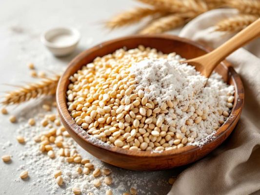 Coupelle de grains de blé