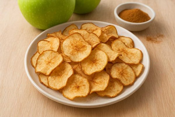 Assiette de chips de pomme