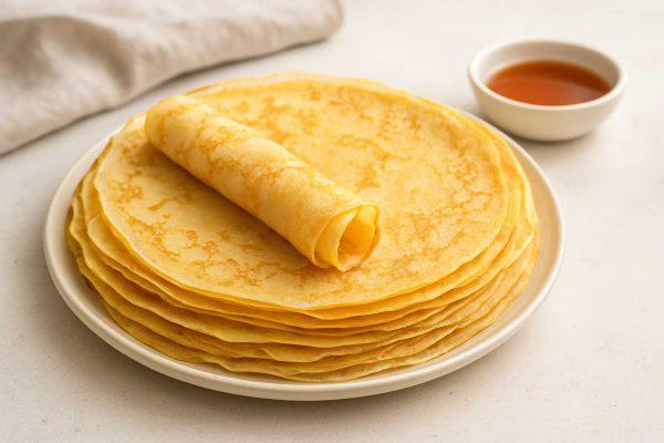 Assiette de crêpes