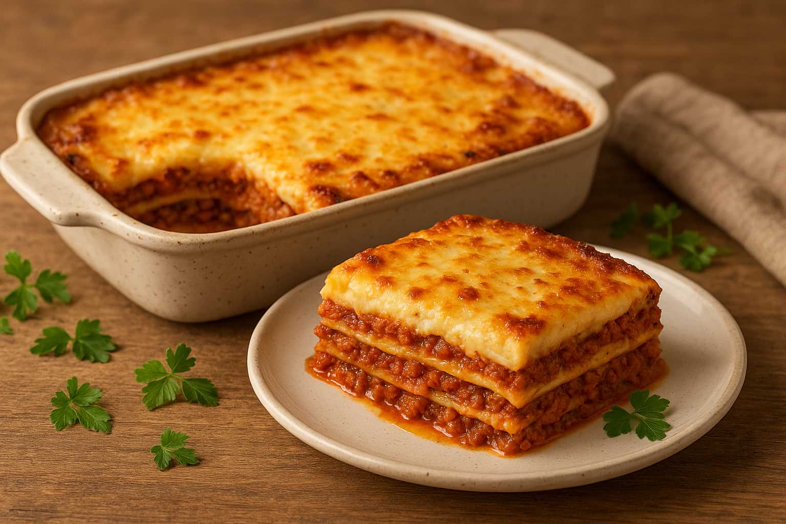 Lasagnes à la bolognaise (version Cuisine Express)