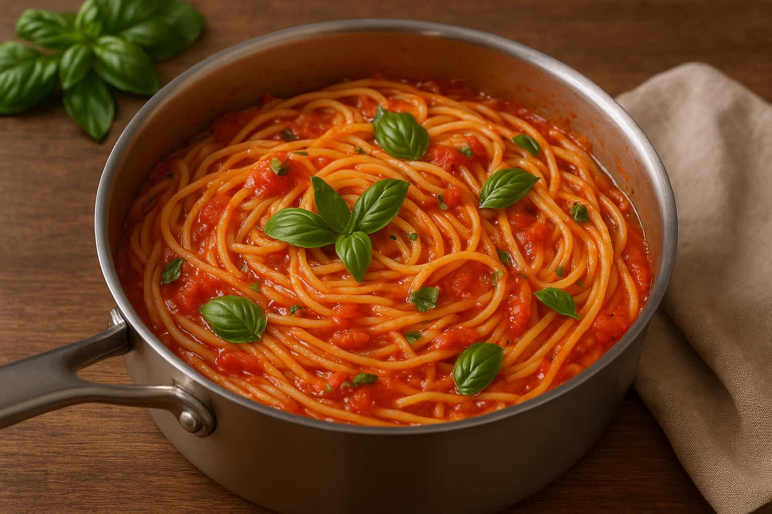 One pot pasta à la tomate