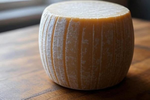 Parmesan entier sur une table