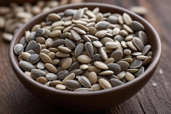 Coupelle de graines de tournesol